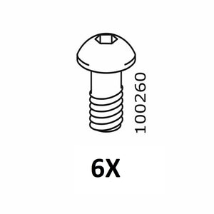 IKEA Screws Part # 100260 (6 pack) Furniture Hardware Fitting Parts