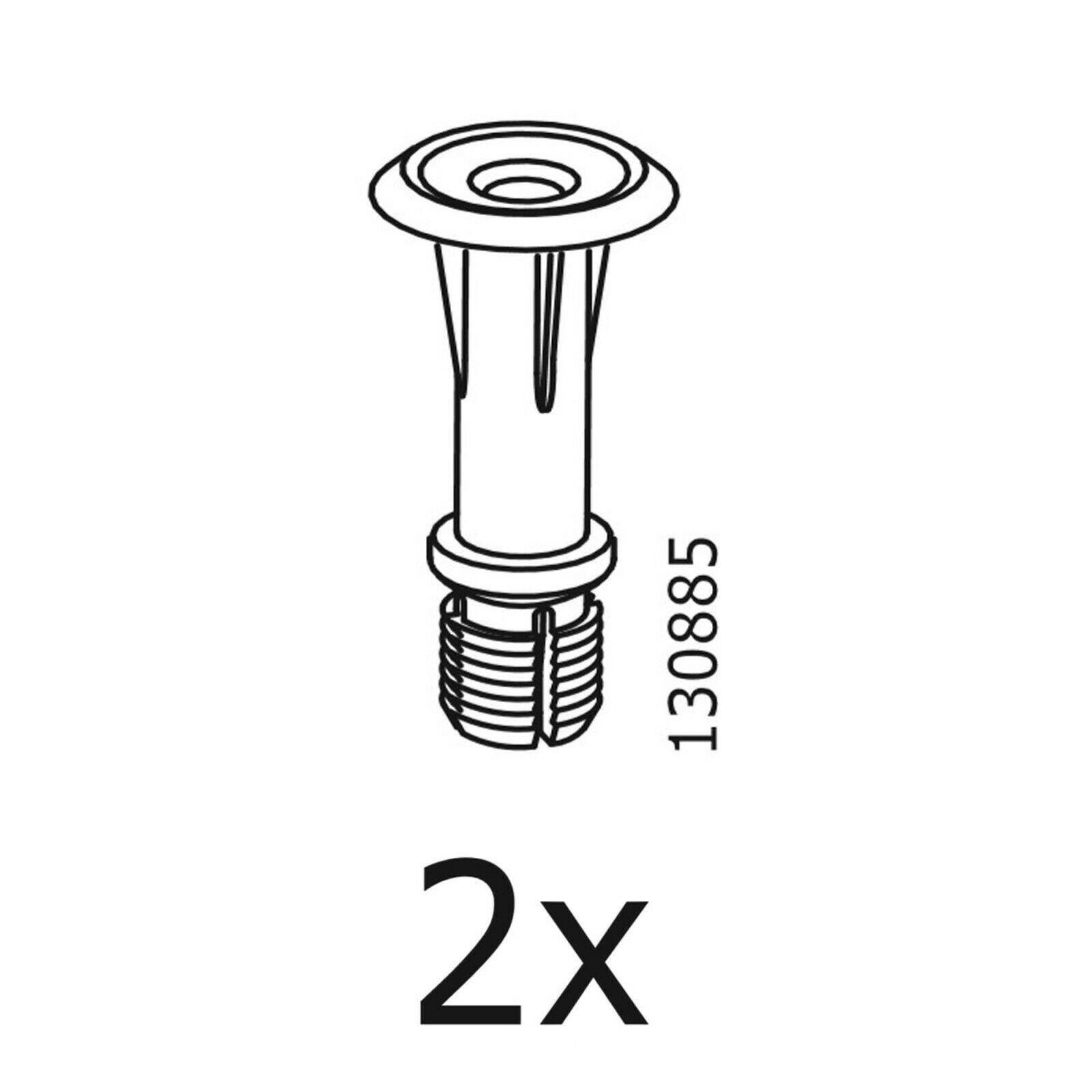 IKEA Screws Part # 130885 (2 pack) Furniture Hardware Fittings Parts