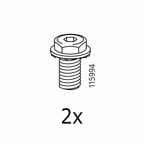 IKEA Hex Bolts Parts # 115994 (2 pack) Furniture Hardware Fittings