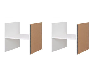 IKEA KALLAX Insert with 1 Shelf (2 pack) White 13x13 " 204.237.20