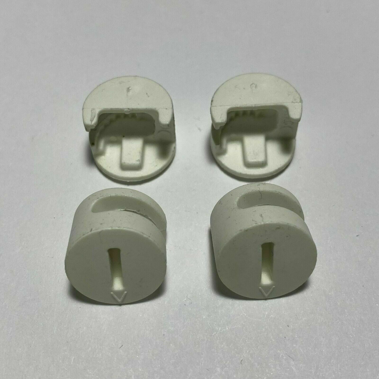 IKEA Part 119030 117434 Plastic Cam Lock Nuts (4 pack) White Hardwa