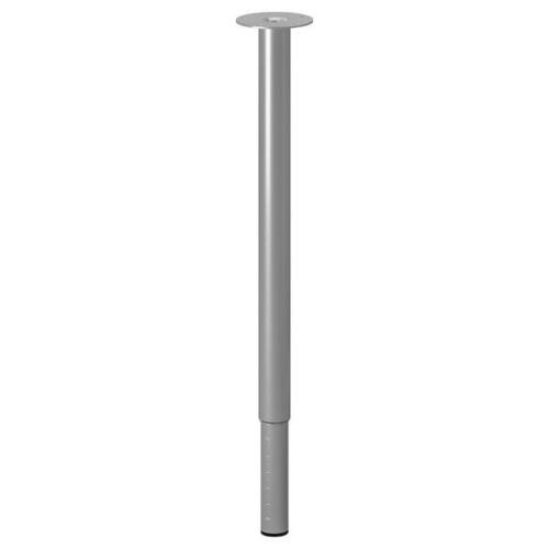 IKEA OLOV Adjustable Leg (Set of 2) Silver Steel Table Desk Legs LINNMON