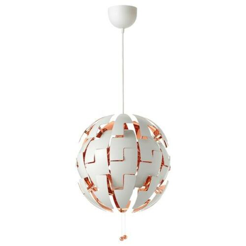 IKEA PS 2014 Ceiling Pendant Lamp 14" White Copper Contemporary Modern