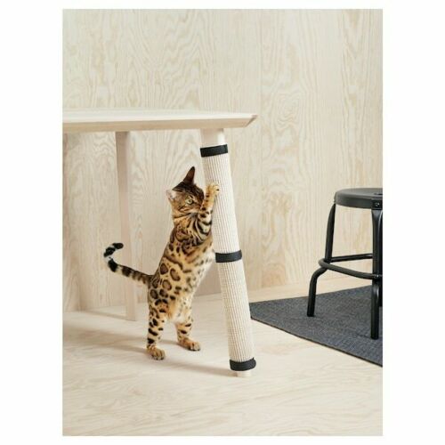 IKEA LURVIG Cat Scratching Mat Natural Fiber Table Leg Wrap Scratcher Sharpen