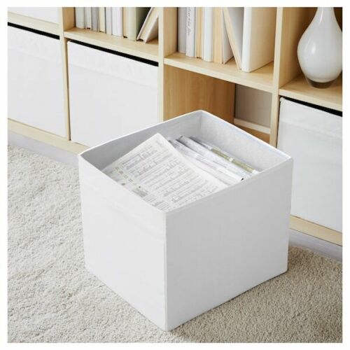 IKEA DRONA (Set of 4) Storage Box White 13x15x13" fits EXPEDIT KALLAX Shelf 003.062.70