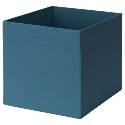 IKEA DRONA Set of 4 Storage Box Dark Blue Fit Kallax Expedit 13x15x13" Bin Cube 703.980.06