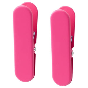 2 Pack of IKEA SKADIS Clip Fits Pegboard Pink Shelf Hanging Bathroom Office