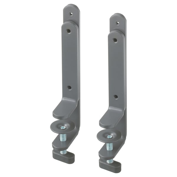 IKEA SKADIS Connector Steel Gray (2 Pack) Connect Pegboard to Desk