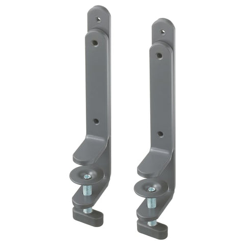 IKEA SKADIS Connector Steel Gray (2 Pack) Connect Pegboard to Desk