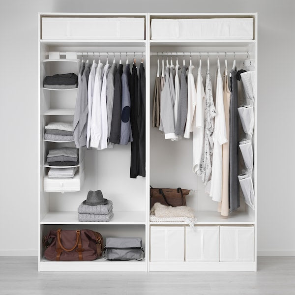 IKEA SKUBB 6 Compartments Organizer White Hanging Closet Storage