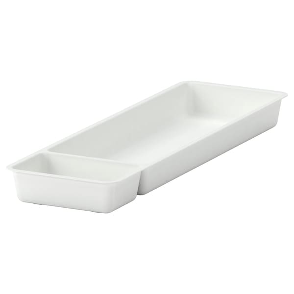IKEA STODJA Utensil Tray 6" Silverware Utensil Cutlery Organizer White Kitchen 601.772.27
