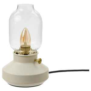 IKEA TARNABY Table Lamp Beige 10" LED (No Bulb) 105.080.79