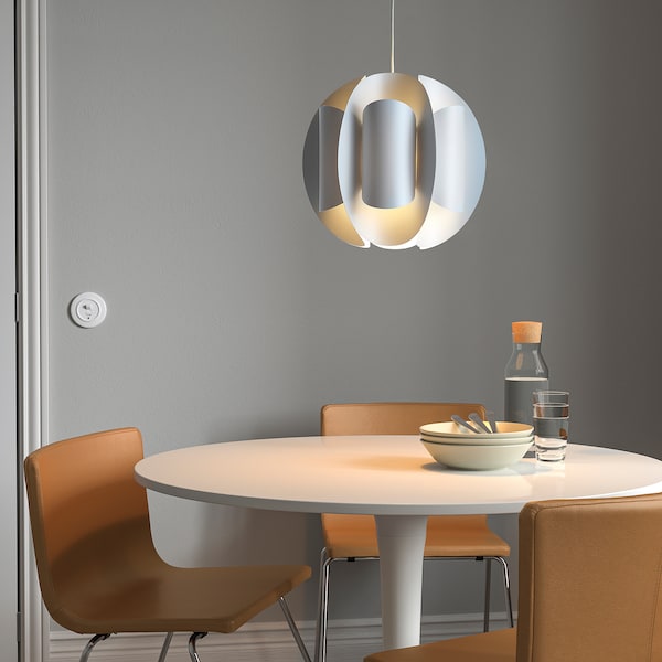 IKEA TRUBBNATE Pendant Lamp Shade Ceiling Light Cover 15"  White 204.848.17