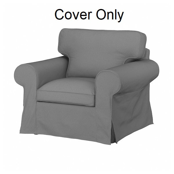 IKEA UPPLAND Cover for Armchair Light Gray Chair Slipcover Slip cover 904.727.26
