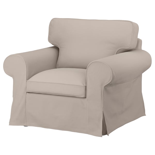 IKEA UPPLAND Armchair Cover Totebo Light Beige Chair Slipcover Only 204.853.84