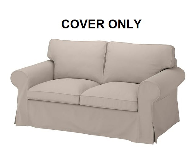 IKEA UPPLAND Loveseat Cover Totebo Light Beige 2-seat Sofa Slipcover 404.853.97