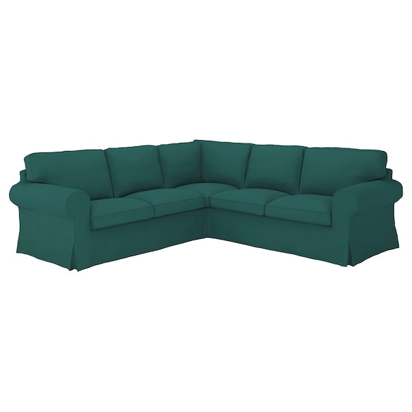 IKEA UPPLAND Cover for Sectional 4 seat Sofa Totebo Dark Turquoise 004.727.16 Slipcovers