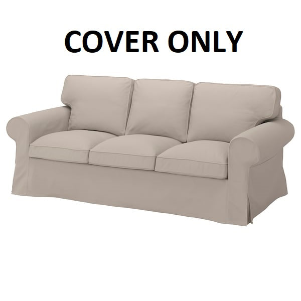 IKEA UPPLAND Cover for 3 Seat Sofa Totebo Light Beige Slipcovers 004.853.99