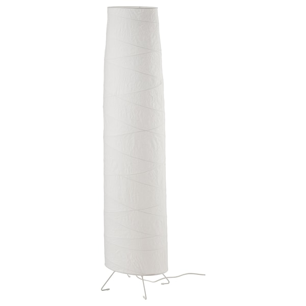 IKEA VICKLEBY Floor Lamp White 54" Handmade Rice Paper 404.844.87