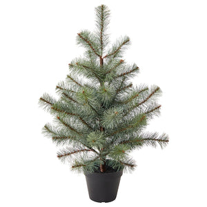 IKEA VINTER 2021 Christmas Tree Potted 4 3/4" Artificial Indoor Outdoor Green 504.949.71