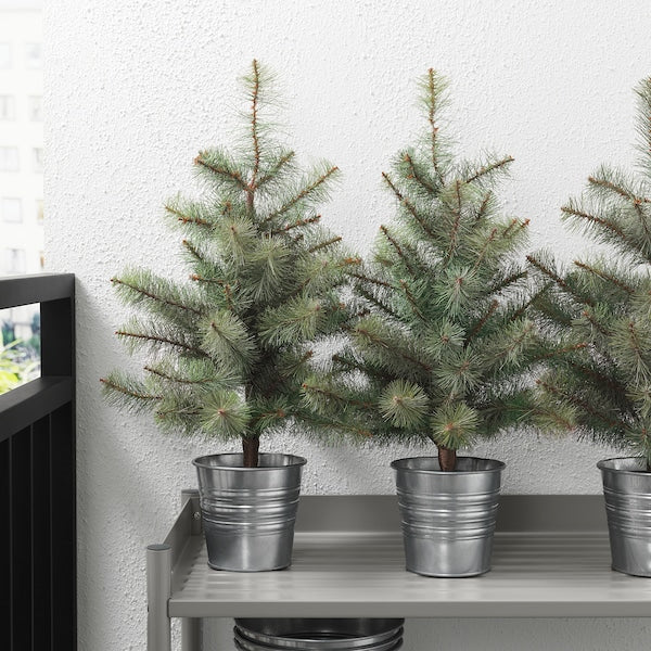 IKEA VINTER 2021 Christmas Tree Potted 4 3/4" Artificial Indoor Outdoor Green 504.949.71