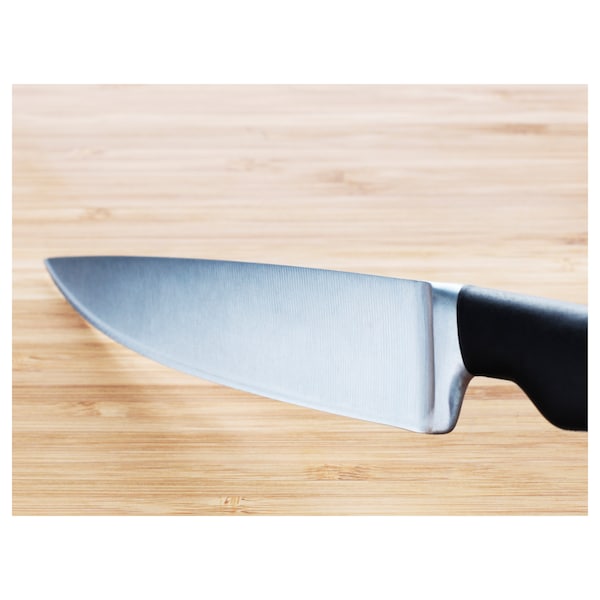IKEA VORDA Utility Knife 6" Blade Stainless Steel Kitchen Black 102.892.46