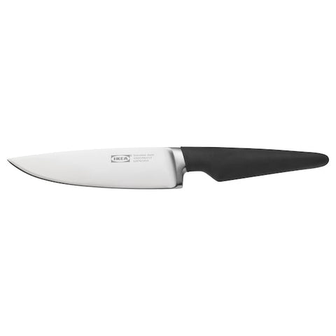 IKEA VORDA Utility Knife 6" Blade Stainless Steel Kitchen Black 102.892.46